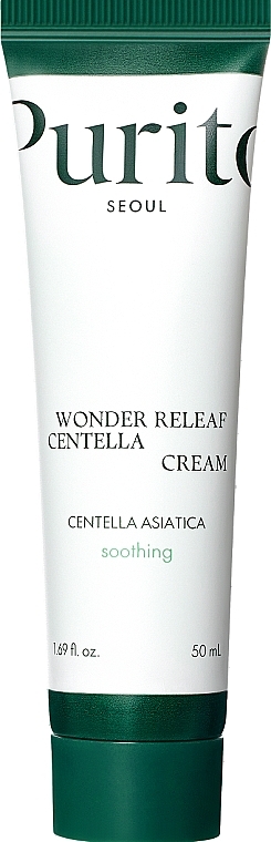 Zklidňující krém na obličej s centellou - Purito Seoul Wonder Releaf Centella Cream