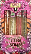 Cuba Ladies Strass Gift Set Sada (edp/4x35ml)