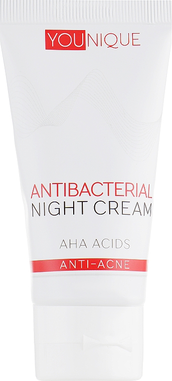 Antibakteriální noční krém s AHA kyselinami - Jerelia YoUnique Antibacterial Night Cream