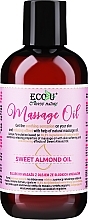 Masážní olej Eco U Massage Oil Sweet Almond Oil