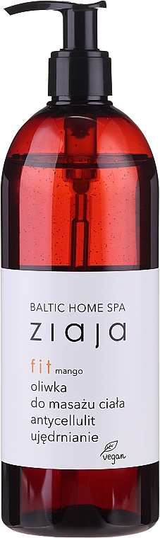 Masážní tělový olej Mango - Ziaja Baltic Home Spa FIT Mango Body Massage Oil