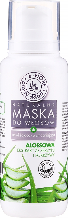 Maska na vlasy s aloe a bylinkami - E-Fiore Shea Aloe And Herbal Hair Mask