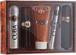 Cuba Gold Sada (edt/100ml + deo/200ml + ash/balm/100ml + sh/gel/200ml + edt/35ml)