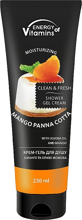 Creme Shower Gel - Energy of Vitamins Cream Shower Gel Mango Panna Cotta