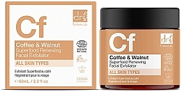 Ansigtsskrub Dr. Botanicals Cf Coffee & Walnut Superfood Renewing Facial Exfoliator