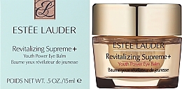 Foryngende balsam til øjenområdet med kompleks handling Estee Lauder Revitalizing Supreme+ Youth Power Eye Balm