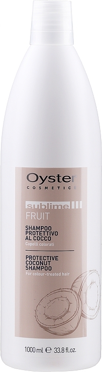 Shampoo til farvet hår med kokosekstrakt - Oyster Cosmetics Sublime Fruit Shampoo