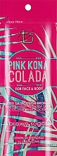 Solcreme med kokosmælk, med bronzer og pink salt Brown Sugar Pink Kona Colada 200X (prøve)