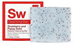 Sæbe "Dr. Botanicals Strawberry & Poppy Seed Natural Cleansing Bar"