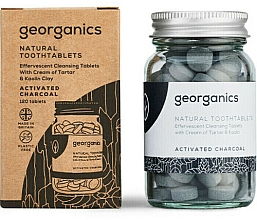 Tandrensningstabletter "Aktivt kul“ Georganics Natural Toothtablets Activated Charcoal