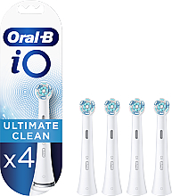 Elektriske tandbørstehoveder, hvide Oral-B Braun iO Ultimate Clean