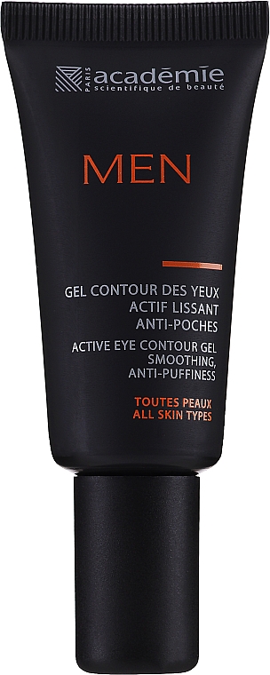 Øjenkonturgel til hævelser og rynker, til mænd - Académie Men Eye Contour Gel