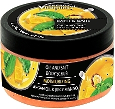 Saltet bodyscrub med arganolie og mangosmør Délicieux secrets Energy of Vitamins