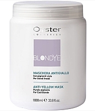 Oyster Cosmetics Blondye Anti-Yellow Mask Maske, der neutraliserer hårets gule nuance