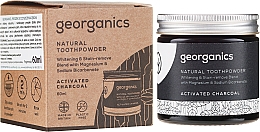 Naturligt tandpulver Georganics Activated Charcoal Natural Toothpowder