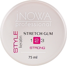 Modelleeriv geel-gossamer tugev hoidmine jNOWA Professional Style Stretch Gum