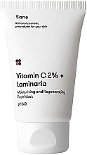 Niisutav näomask C-vitamiiniga Sane Face Mask