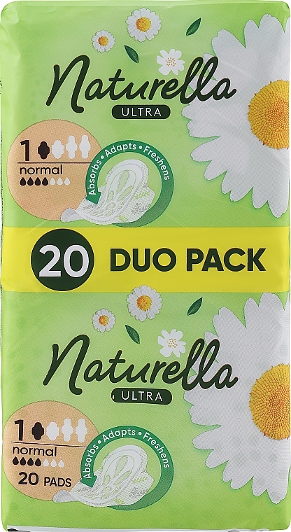 Hügieenisidemed, 20 tk. - Naturella Ultra Normal