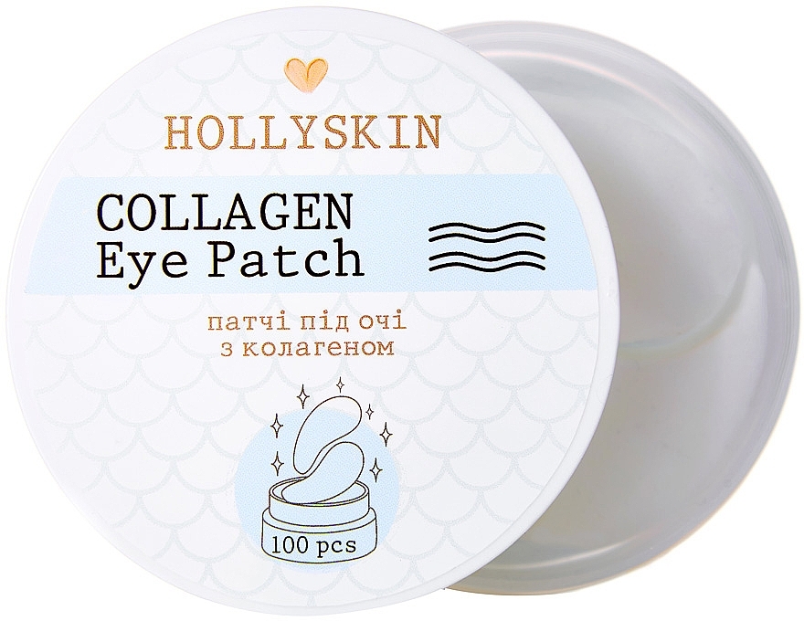 Kollageeniga silmaplaastrid - Hollyskin Collagen Eye Patch