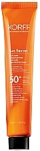 Korff Sun Secret Anti-Age Anti Spot Face Fluid SPF50 Tooniv näofluid fotovananemise vastu SPF50+