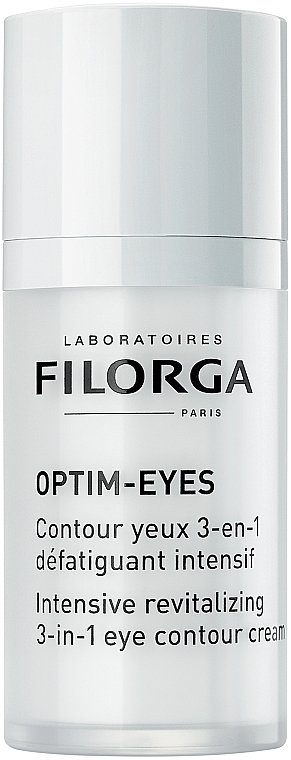 Silmaümbruse hooldus laikude, kottide ja kortsude jaoks - Filorga Optim-Eyes 3-in-1 Eye Contour Cream