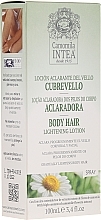 Kummeliekstraktiga kehakarvu helendav kreem Intea Body Hair Lightening Spray With Natural Camomile Extract