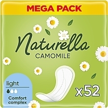 Igapäevased hügieenisidemed, 52tk Naturella Camomile Light XL Pack	