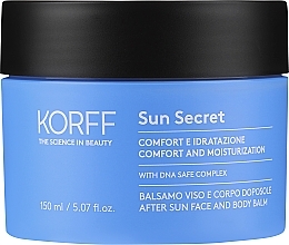 Päevitusjärgne palsam näole ja kehale Korff Sun Secret After Sun Balm