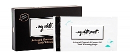 Отбеливающие полоски My White Secret Whitening Strips With Activated Charcoal And Coconut Oil