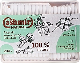 Vatipulgad, 200 tk Cashmir Natural Cotton Buds (karbis)	