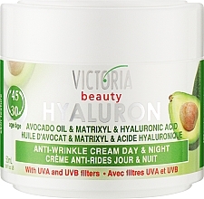 Näokreem avokaadoõliga Victoria Beauty Hyaluron Anti Wrinkle Day & Night 30-45 Age