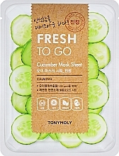 Värskendav lehtmask kurgiga Tony Moly Fresh To Go Mask Sheet Cucumber