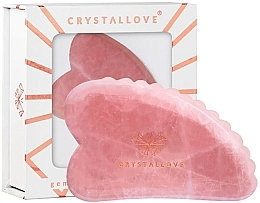 3D näomasseerija Crystallove 3D Rose Quartz Guasha