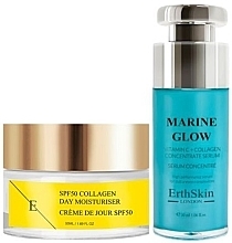 Komplekt ErthSkin London Marine Glow Serum & SPF Day Cream Set (f/serum/30ml + f/cr/50ml)