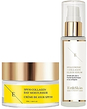 Komplekt ErthSkin London SPF 50 Collagen Day Cream 50ml + Hyaluronic acid & Collagen Serum Set (d/cr/50ml + f/ser/60ml)