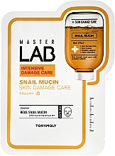 Kangasmask näole teo mutsiiniga Tony Moly Master Lab Snail Mucin Mask