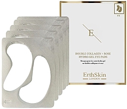 SIlmaplaastrid ErthSkin London Hyaluronic Acid + Collagen Double Collagen + Rose Hydro-Gel Eye Pads