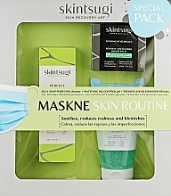 Komplekt Skintsugi Maskne Skin Routine (gel/50ml + balm/30ml + gel/soap/150ml)