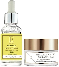 Komplekt ErthSkin London Hyaluronic acid & Collagen Day Cream + Bee Venom + Manuka Honey Serum Oil (d/cr/50ml + ser/30ml)	