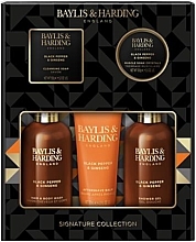 Komplekt, 5 toodet Baylis & Harding Black Pepper & Ginseng Perfect Grooming Pack Gift Set