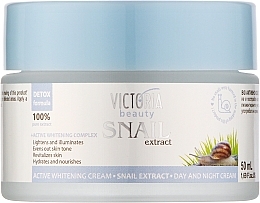 Valgendav kreem teo ekstraktiga Victoria Beauty Active Whitening Cream