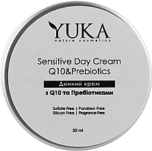 Päevane näokreem Q10 ja prebiootikumidega Yuka Sensitive Day Cream Q10 Prebiotics