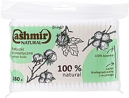 Vatipulgad, 160 tk Cashmir Natural Cotton Buds