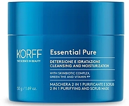 Koorija-mask näole Korff Essential Pure 2 In 1 Scrub	