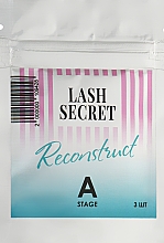 Lash Secret Stage A Restart Set de composición para laminación de pestañas, A