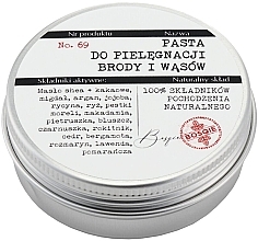 Pasta para barba y bigote Bosqie Paste For Beard And Mustache Care