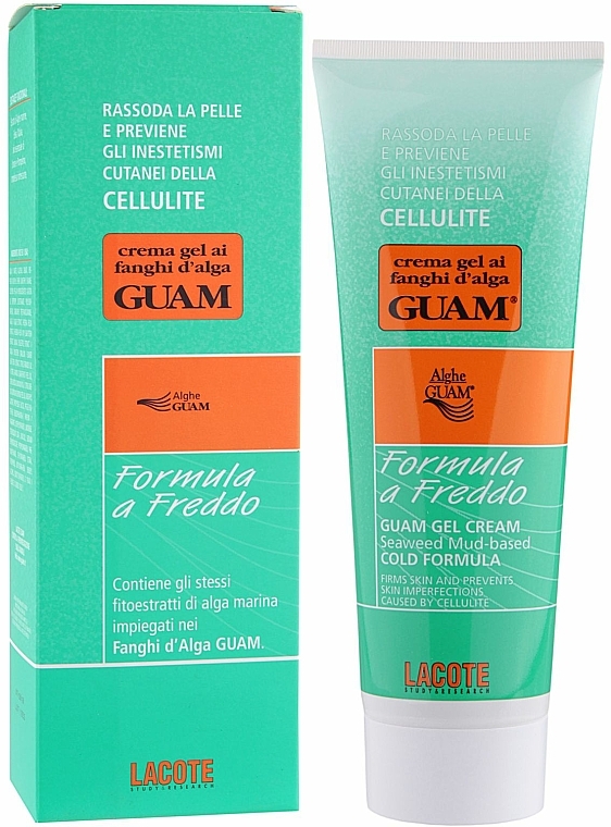 Gel anticelulítico lifting, fórmula en frío - Guam Crema Gel ai Fangi d'Alga a Freddo