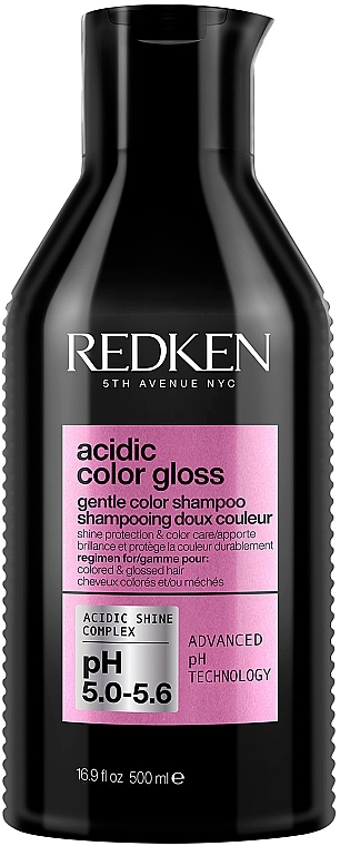 Champú protector de brillo y color de cabello teñido - Redken Acidic Color Gloss Shampoo