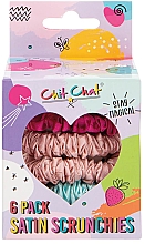 Coleteros de satén, 6 uds. Chit Chat Satin Scrunchies 6 Pack