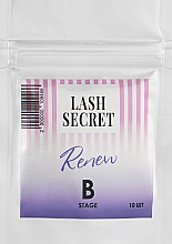 Lash Secret Stage B Renew Set de composición para laminación de pestañas, B